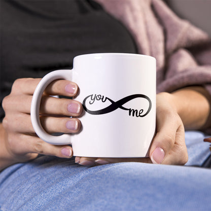 You & Me Printed Ceramic Coffee Mug