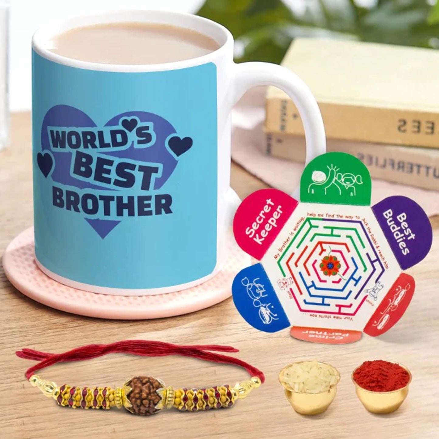 Best Brother Rakhi Mug Set