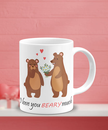 I Love You Beary Much Coffee Mug