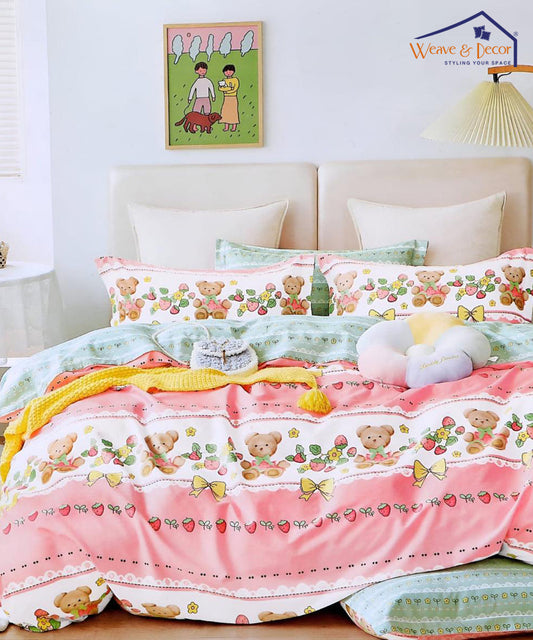 Teddy Blossom Quilt / Blanket / Razai / Duvet Cover