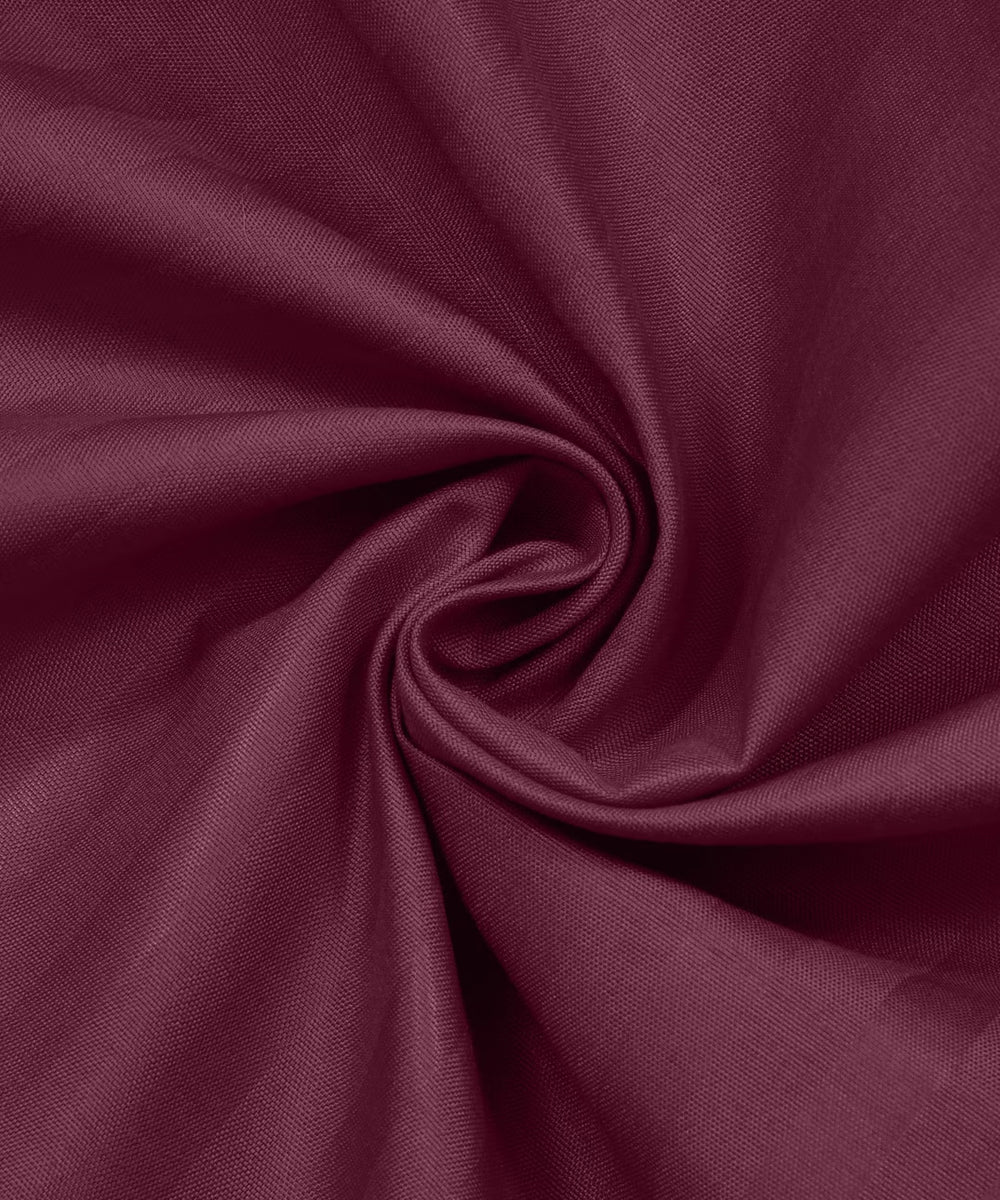 Maroon Fitted Bedsheet With Pillow Cover