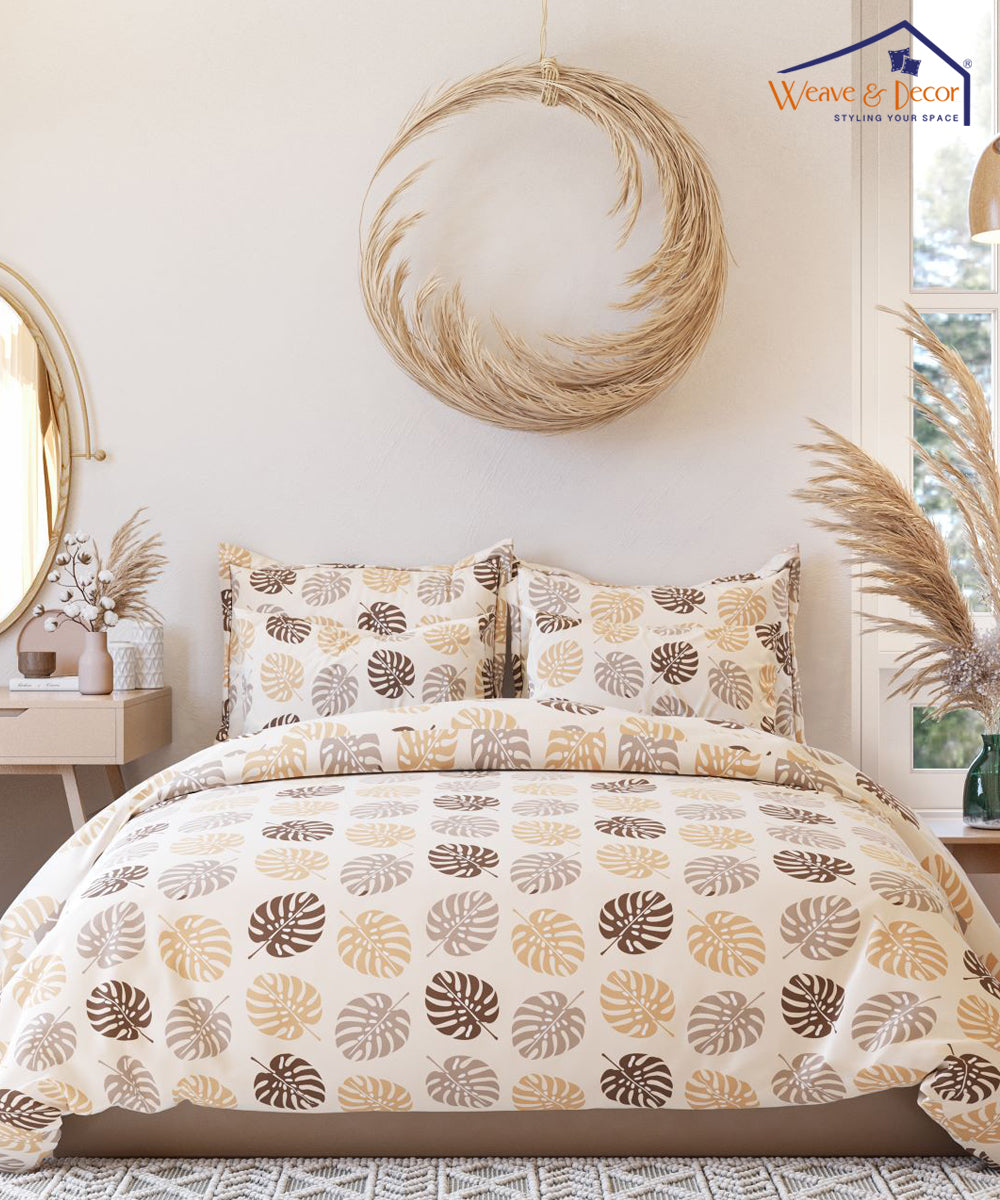 Beige Abstract Pillow Cover Set of 2