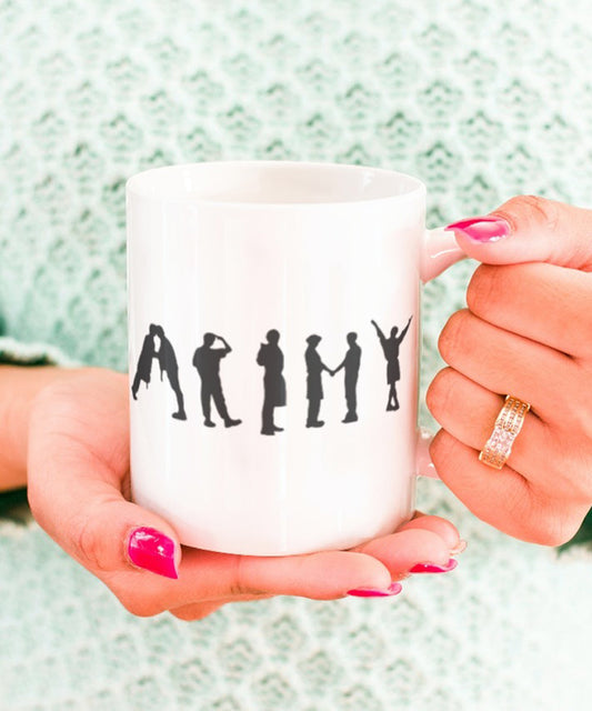 Korean Army Ceramic Coffee Mug