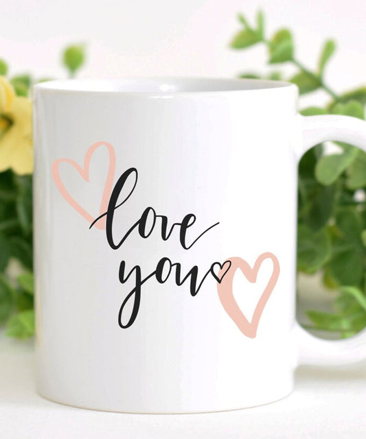 Love You Ceramic Coffee Mug