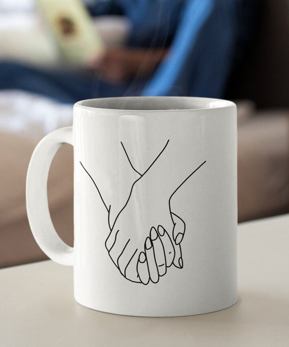 Holding Hands Coffee Mug