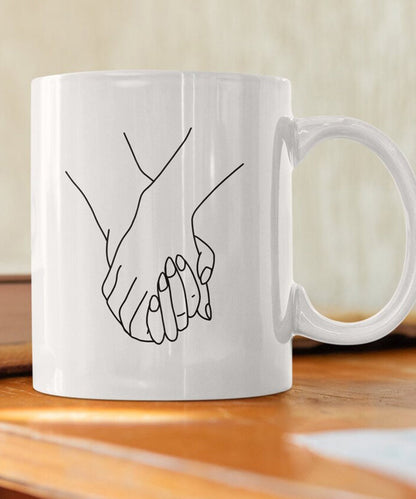 Holding Hands Coffee Mug