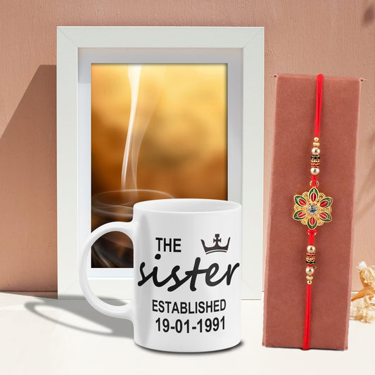 Best Sister Mug With Rakhi