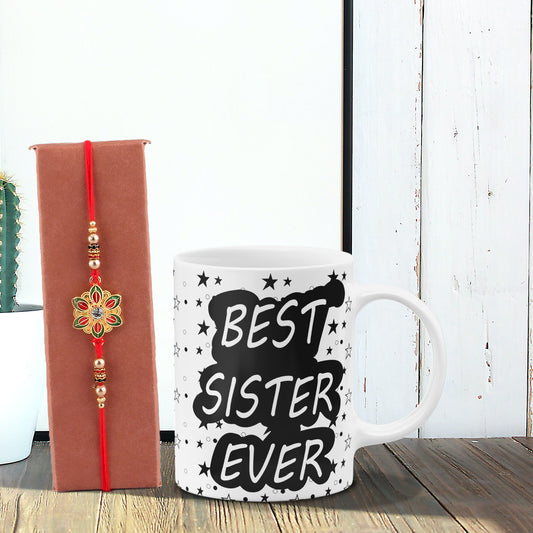 Best Sister Ever Mug With Rakhi