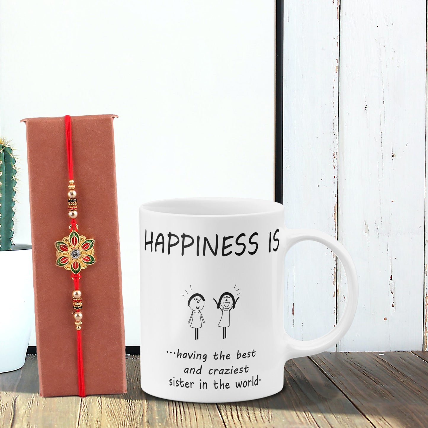 Cute Rakhi Mug Set